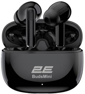 Наушники 2E BudsMini Black 2E-EBTWBMBK