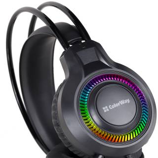 Наушники ColorWay GlowCore RGB Black CW-HPG02BK