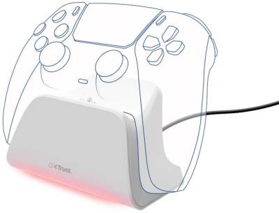Аксессуары для игровых приставок Trust GXT 255W for PS5 White 25560