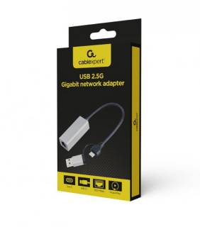 Сетевой адаптер CABLEXPERT A-USB3AC-LAN2G-01