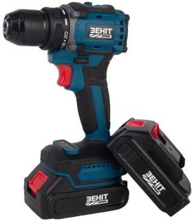 Шуруповерты Зеніт Профі ЗША-20/2 Li BL, 20V TekPower, 2x1.5Ah 854605
