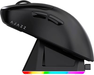 Мышка Ajazz AJ179P MC Charging Dock Wireless/Bluetooth/USB Bla AJ179P-MC-B
