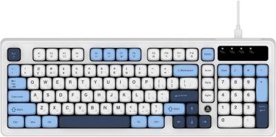 Клавиатура Ajazz AF98 USB UA White/Blue AF98-GB