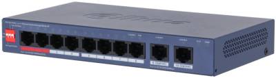Сетевой коммутатор Dahua Technology DH-CS4010-8GT-110-V2 PoE