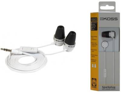 Наушники Koss Spark Plug White 196833.101