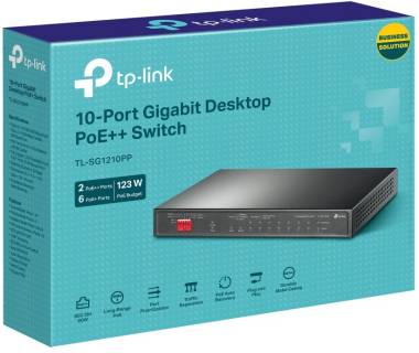 Сетевой коммутатор TP-Link TL-SG1210PP
