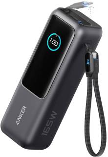 Дополнительные внешние аккумуляторы ANKER 25000mAh, 165W, PD/3/0, QC/3/0, Built-In Double US A1695H11