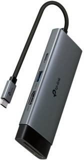 Разветвитель TP-Link USB-C 7-in-1 3xUSB + HDMI + SD/TF + USB-C PD100W UH7021C