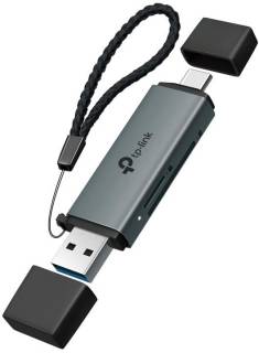 Разветвитель TP-Link USB-C + USB 2.0 SD + TF silver UA430D