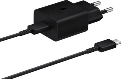 Зарядка Samsung USB-С 15W Black + Cable USB-C 1m EP-T1510XBEGEU