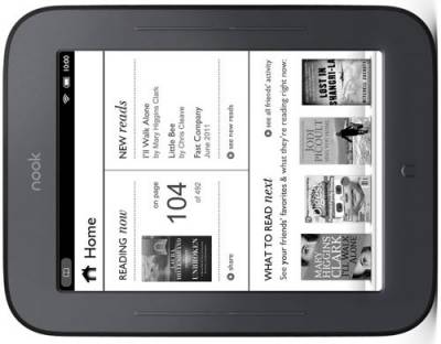 Электронная книга Barnes & Noble Nook Wi-Fi The Simple Touch Reader