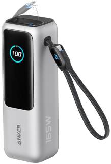 Дополнительные внешние аккумуляторы ANKER 25000mAh, 165W, PD/3/0, QC/3/0, Built-In Double US A1695H41