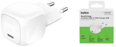 Зарядные устройства Belkin USB-C PD20W PPS white WCA009KQWH