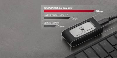 Внешний HDD Kingston USB Type-C 4TB XS2000 SXS2000/4000GA