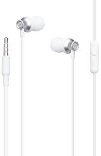 Наушники XO EP15 In-ear Metal Earphone 1.2 м White 6920680866175