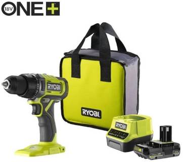 Шуруповерт RYOBI ONE+ RDD18-1C20S 18V, 1х2Ah, 52Нм, 450/1750об/хв, 5133005519