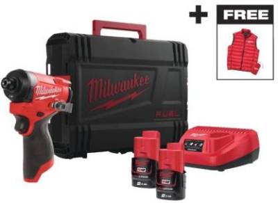 Шуруповерты Milwaukee M12 FID2-202X, 2x2Ah, кейс 4933479877