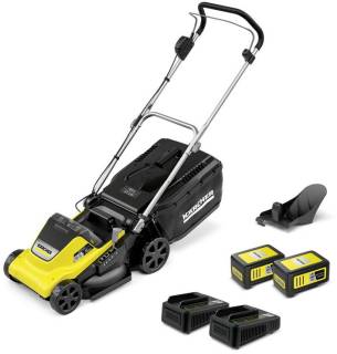Газонокосилки Karcher LMO 4-18 Dual 18V, акб 1х5Агод 37см, 25-65мм 1.445-421.0