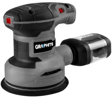 Болгарки GRAPHITE ексцентрикова 300W, 125мм, 7000-13000об/хв 59G348