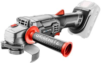 Болгарки GRAPHITE Energy+ 18V, 125мм, 10000об/хв, 1.51кг (без АКБ та 58GE130