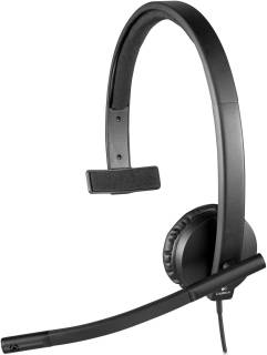 Наушники Logitech H570e Corded for Business Mono Teams USB-C Black 981-001427