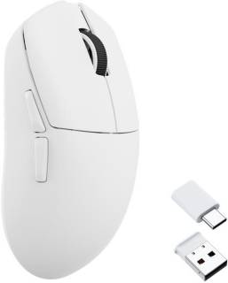 Мышка Lemokey G1 USB-A/USB-C/Wireless 8K White G1-A2