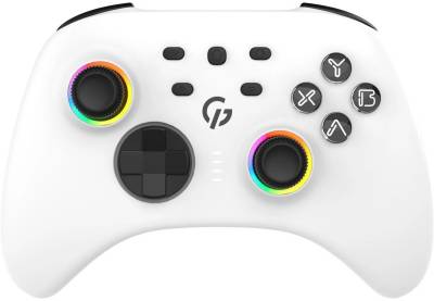 Игровой контроллер GamePro GPX13W 2.4G/BT 5.1/USB/PC/iOS/Android RGB White