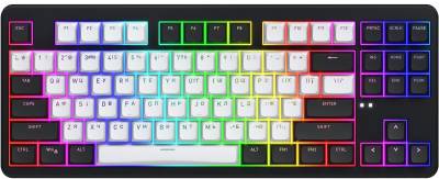 Клавиатура HATOR Rockfall 3 Mecha TKL QMK/VIA Orange Wireless Black HTK850UA