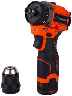 Шуруповерты Tekhmann TCD-12/2 DFR Li BL  Li-Ion 12V, 2x1.5Ah, кейс 854938