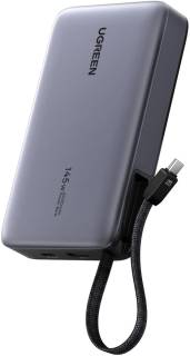 Дополнительные внешние аккумуляторы Ugreen 20000 mAh 145W Fast Charging Cable Space gray U_55992B