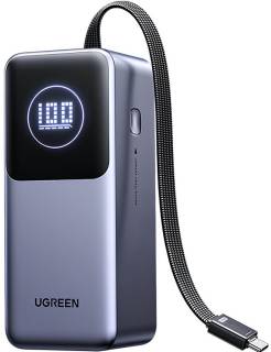 Дополнительные внешние аккумуляторы Ugreen 20000 mAh 130W Cable Space gray U_55365B