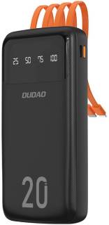 Дополнительные внешние аккумуляторы Dudao K6Pro+ 20000mAh 10W with USB-C/Lightning/MicroUSB/ 6977196682393