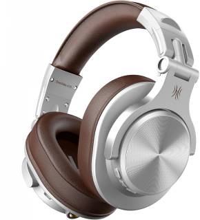 Наушники Oneodio Fusion A70 Bluetooth+3,5мм/6,35мм Silver/Brown A70 Silver Brown