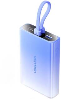 Дополнительные внешние аккумуляторы Vention 10000mAh 22,5W PD, USB-A, USB-C In/Out, Lightning FHZL0