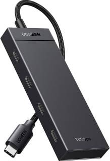 Разветвитель Ugreen USB-C to 4xUSB-C 3.2 Gen2 10Gbps CM806 black 35584