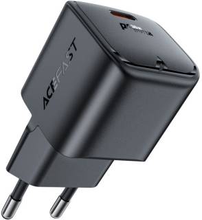 Зарядные устройства ACEFAST USB-C 30W Gan A77 mini Fast Charger Black 6974316282662