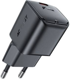 Зарядные устройства ACEFAST USB-C 20W Gan A73 mini Fast Charger Black 6974316282648