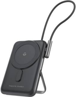 Дополнительные внешние аккумуляторы Choetech Magnetic Wireless 10000mAh 20W, PD, Qi-15W, USB-C B735-CCBK
