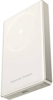 Дополнительные внешние аккумуляторы Choetech Magnetic Wireless 10000mAh 20W, PD, Qi-15W, USB-C B739-CCCWH