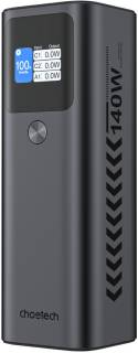 Дополнительные внешние аккумуляторы Choetech 27000mAh, PD/140W in/out, 2*USB-C/PD5.0, QC3.0/22W B670-CCGY