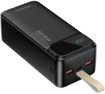 Дополнительные внешние аккумуляторы Choetech PD22.5W Digital PB 40000mAh B731-ACBK