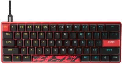 Клавиатура SteelSeries Apex 9 TKL OptiPoint Mini Faze Clan USB UA Red/Bla 64853