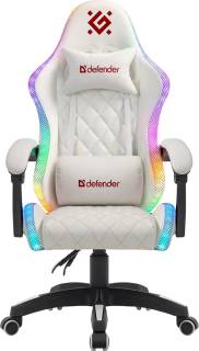 Кресло Defender Energy RGB White 64557