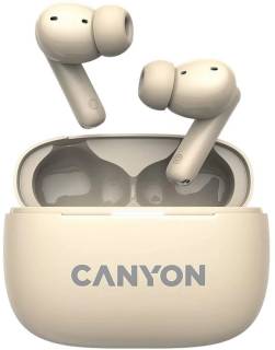 Наушники Canyon TWS-10 OnGo ANC ENC Beige CNS-TWS10BG
