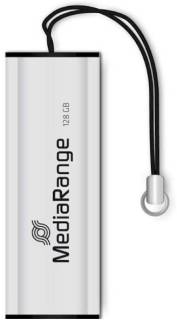 Флешка MediaRange 128GB Black/Silver USB 3.0 MR918