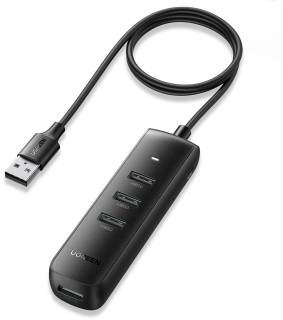Разветвитель Ugreen CM416 4-port 1.0m USB2.0 active 80657