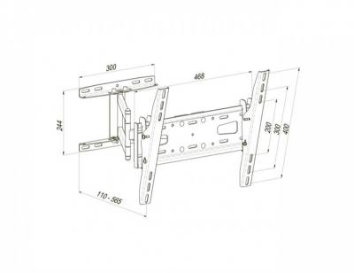Настенные крепления KSL WMO-6245T