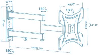 Настенные крепления Walfix R-353W