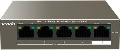 Коммутатор TENDA TEF1105P-4-63W