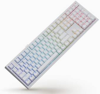 Клавиатура Ducky One X Magnetic Switch Wireless UA White ON2408AST3-DAUSPDOECL2WW1